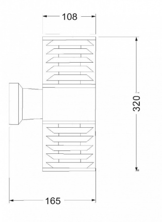 Настенный светильник (бра) O576WL-02B Maytoni Bronx
