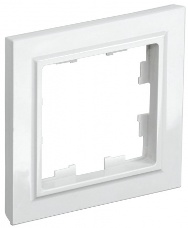 IEK BRITE Рамка 1-мест. РУ-1-БрБ бел.
