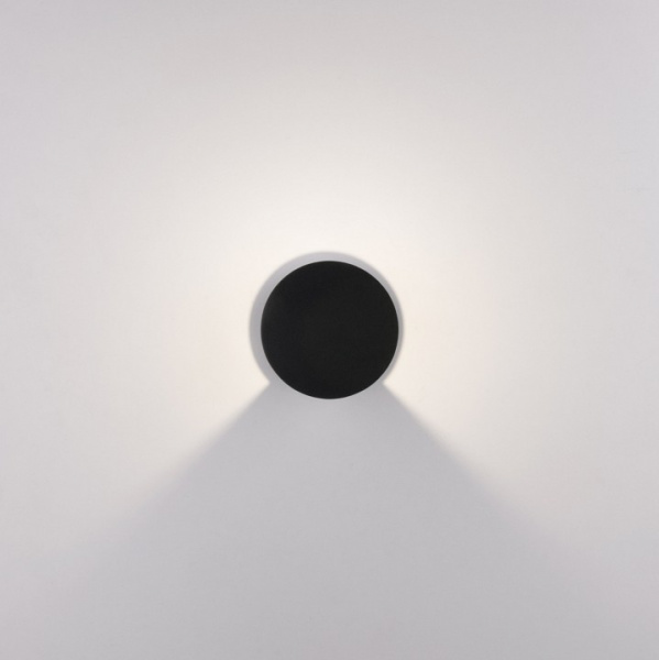 Уличный настенный светодиодный светильник Nimbus IP54 1540 TECHNO LED черный Elektrostandard Nimbus a053451