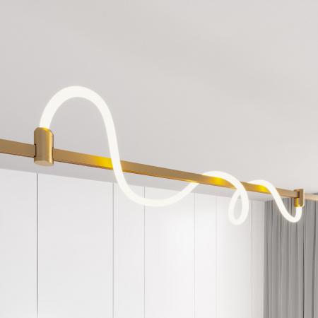 Arlight Светильник ART-APRIORI-TUBE-ELASTIC-R38-L1000-8W Warm3000 (GD, 360 deg, 48V) (IP20 Металл, 3 года)