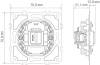 Donel Механизм HDMI 2.0a, разъем Type A 180° 4K Full HD @ 60 Hz 3D, HDR, серия D16, DO20200