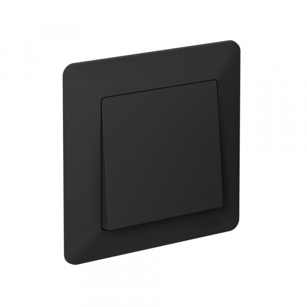 Systeme Electric AtlasDesign Air Карбон/дымчатый черный Рамка 1-ая