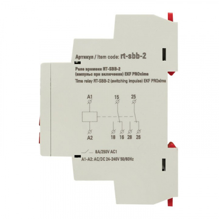 EKF PROxima Реле времени RT-SBB-2 (импульс при включении)