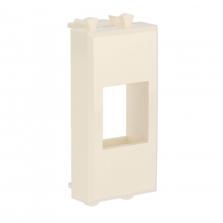 DKC Avanti Адаптер без шторки для Keystone Ванильная дымка", 1 модуль