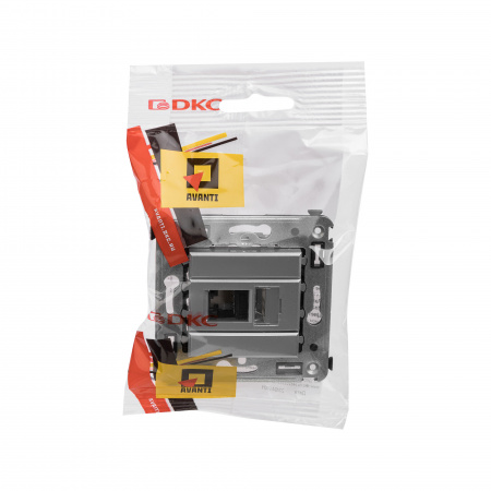 DKC Avanti Закаленная сталь Компьютерная розетка RJ-45 один  категория  6А