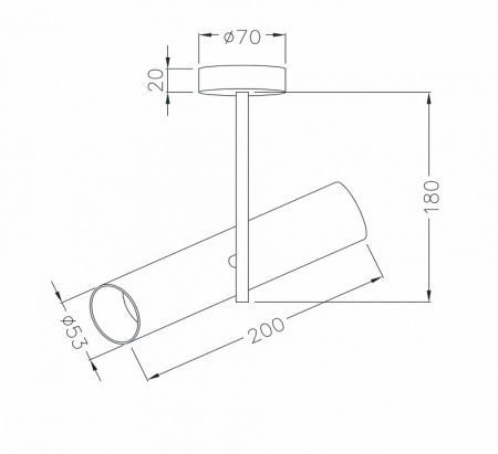 Потолочный светильник C020CL-01W Maytoni Elti