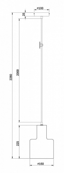 Подвесной светильник T439-PL-01-GR Maytoni Broni