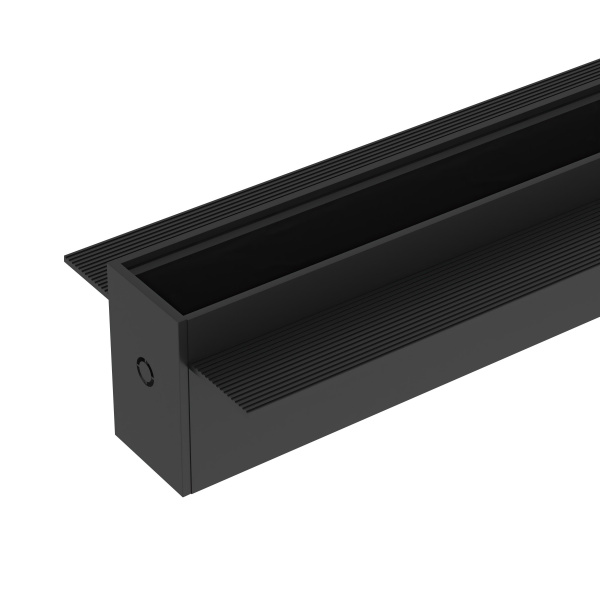 TR2012-BK/1 Встраиваемый шинопровод SMART 2м под ГКЛ, черный, медные контакты
