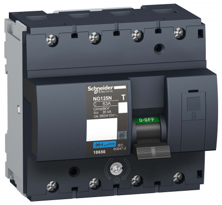 SE Acti 9 NG125N Автоматический выключатель 4P 63A (С)
