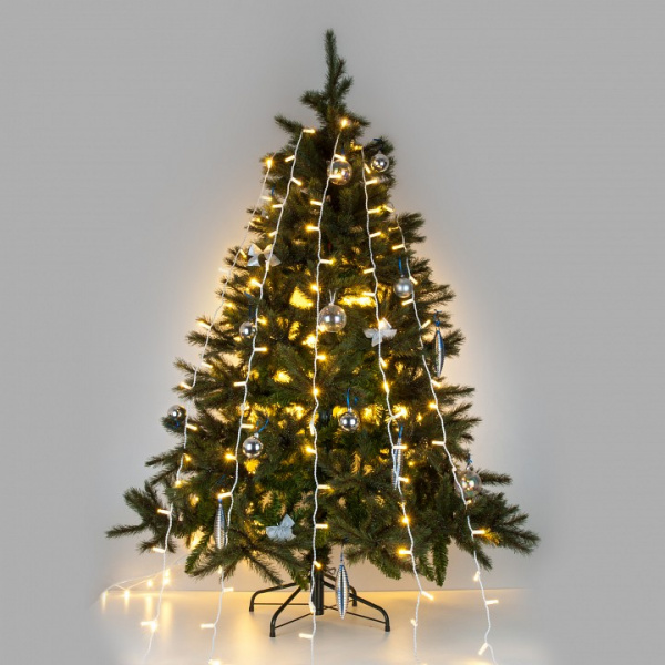 Гирлянда занавес теплый белый 2*3м IP65 200-101 теплый белый Eurosvet 200-101