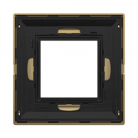 DKC Avanti Золотой Металл Рамка 2 модуля