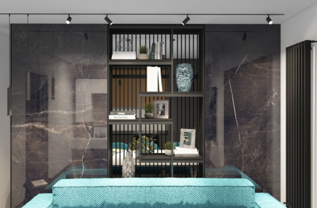 TR2010-BK Экран для трека SMART черный 1 метр