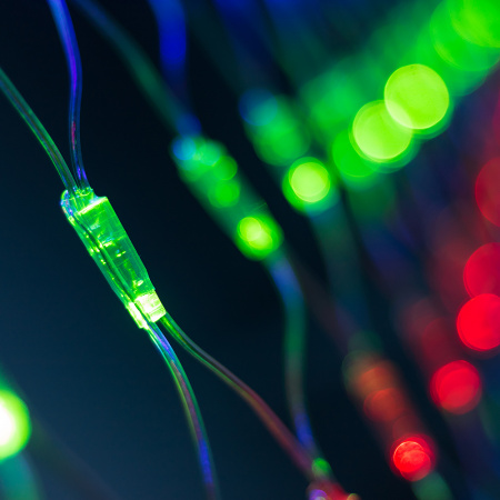 Arlight Светодиодная гирлянда ARD-NETLIGHT-CLASSIC-2000x1500-CLEAR-288LED RGB (230V, 18W) (Ardecoled, IP65)