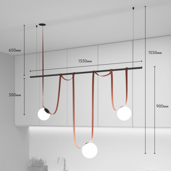 Комплект ременной трековой системы Belty на штанге Rod