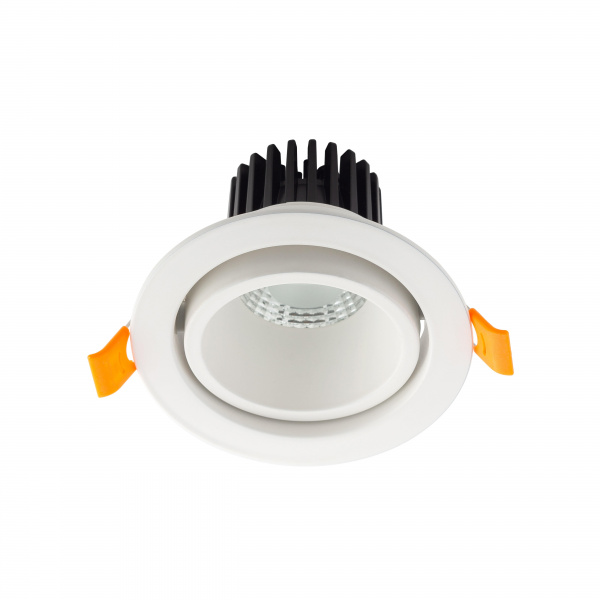 DK4000-WH Встраиваемый светильник, IP 20, 5 Вт, LED 3000, белый, алюминий