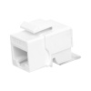Donel Модуль Keystone RJ45, cat. 5e, UTP, 90 град., белый, DECKU5E90DW