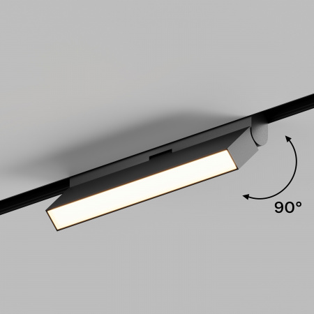 Трековый линейный светильник ElDeko HSBL_0083, 12Вт-3000К, чёрный