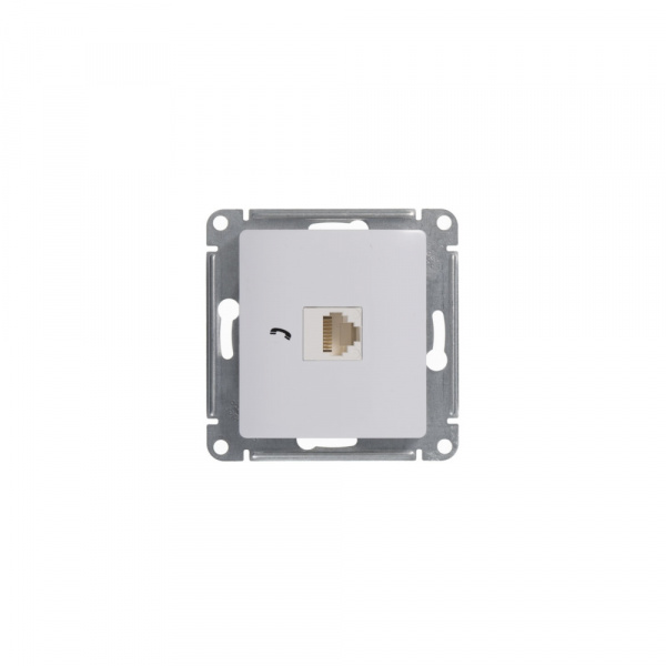 SE Glossa Бел Розетка телефонная RJ11