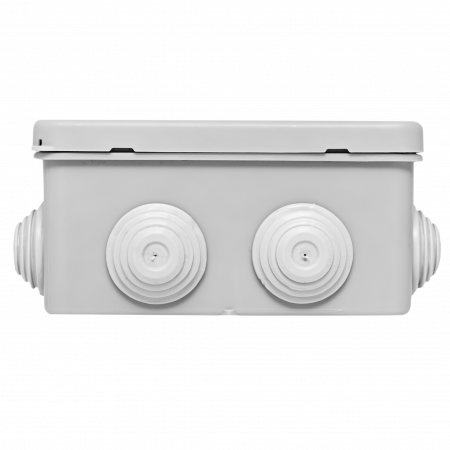 EKF PROxima Коробка распределительная КМР-030-014 с крышкой (100х100х50), 10 мембр. вводов IP55 розн.стикер