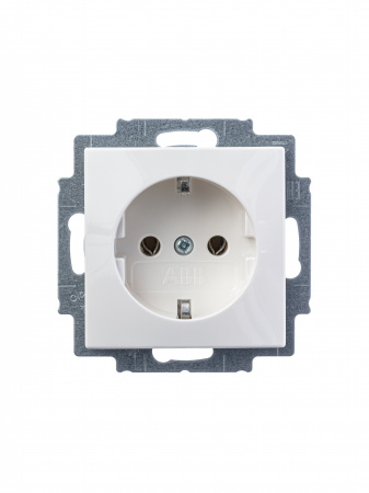 ABB BJB Basic 55 Бел Розетка с/з