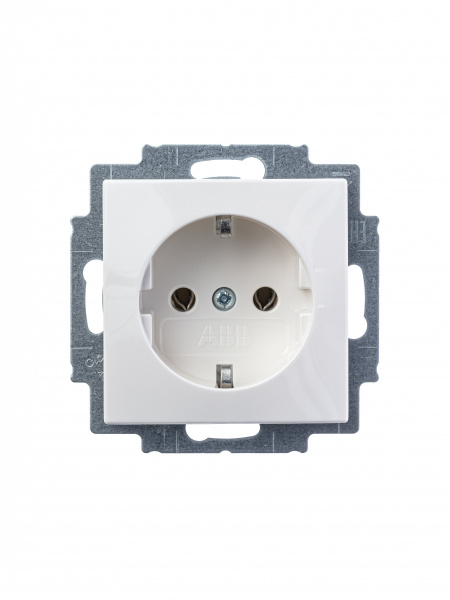 ABB BJB Basic 55 Бел Розетка с/з