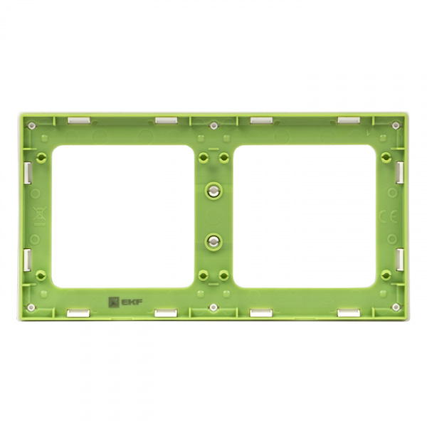 EKF PROxima Стокгольм Белый Линия зеленая Рамка 2-ая