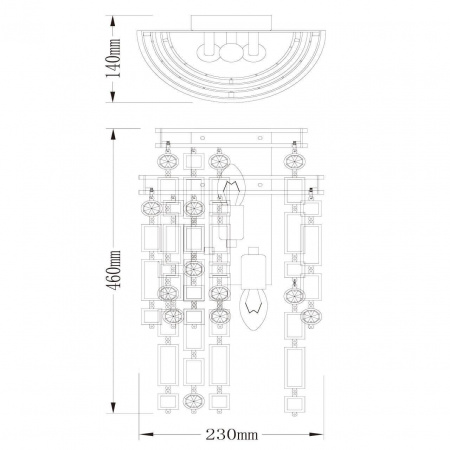 Настенный светильник MW-Light Марокко 185020503