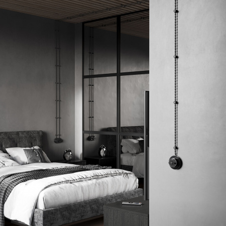 Изоляторы 100 шт черный матовый Vintage W6433408