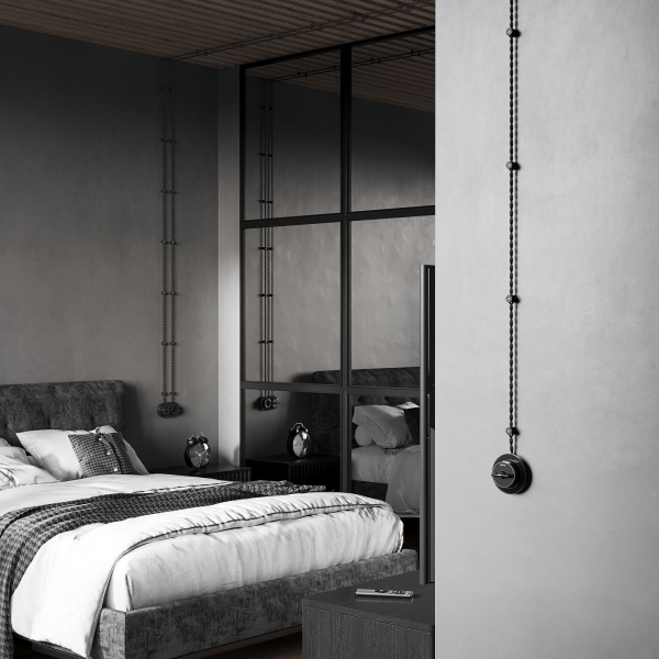 Изоляторы 100 шт черный матовый Vintage W6433408 Изоляторы 100 шт черный матовый Vintage W6433408