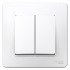 SE Blanca внутр Бел Переключатель 2-клавишный, 10А, 250B