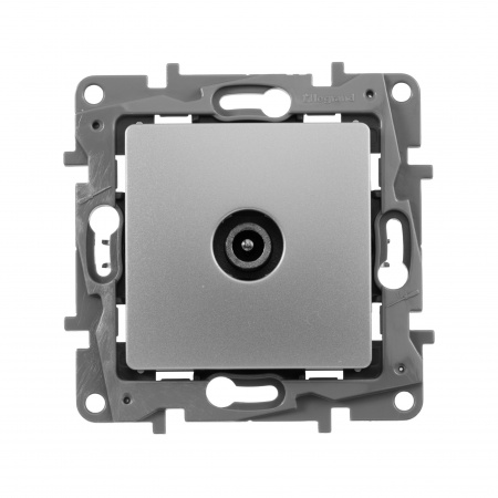 Legrand Etika Алюминий Розетка TV проходная, 15дБ