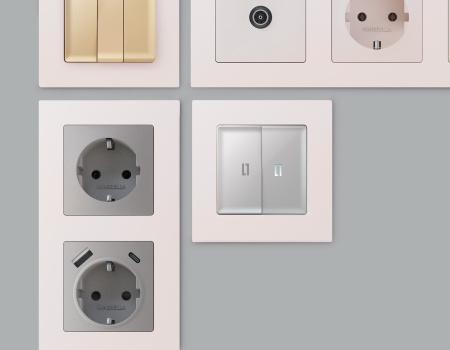 Рамка ALFA Techno (Жемчуг) 2-ая AF220202