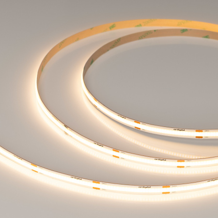 Arlight Лента COB-X480-8mm 24V Warm2700 (8 W/m, IP20, CSP, 5m) (-)