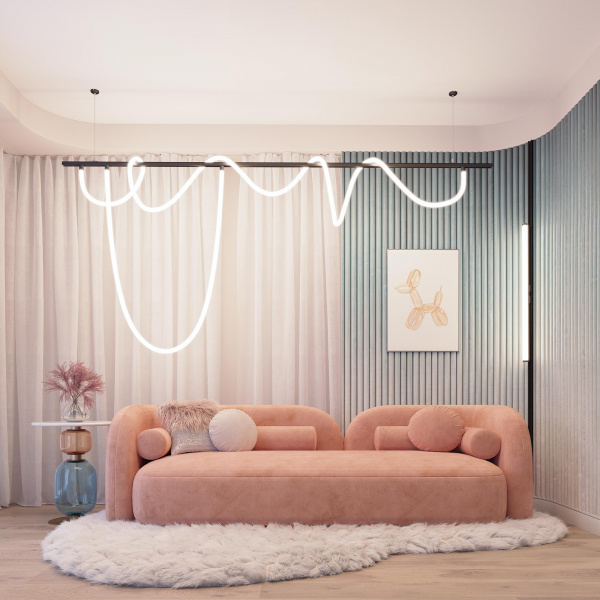 Arlight Светильник MAG-ORIENT-TUBE-ELASTIC-R25-L2500-35W Day4000 (BK, 360 deg, 48V) (IP20 Металл, 3 года)