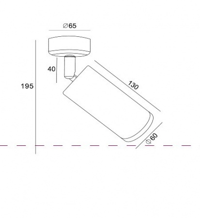 Потолочный светильник C017CW-01B Maytoni Focus