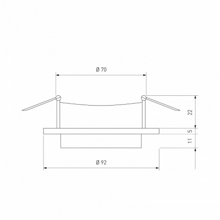 Встраиваемый точечный светильник 116 MR16 золото/белый Elektrostandard Solas a053346
