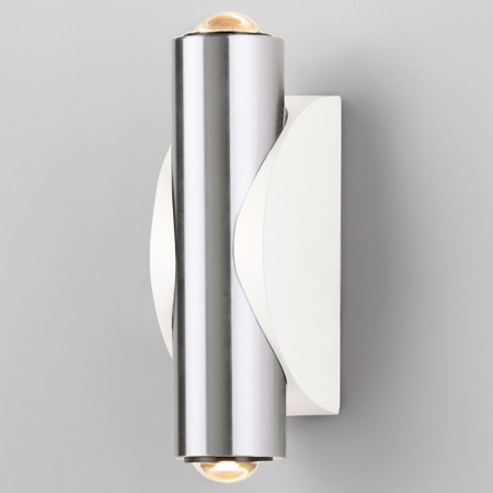 Настенный светодиодный светильник Steel LED 40109/LED белый/сталь Elektrostandard Steel a055628