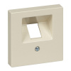 SE Merten SM Беж глянец Накладка розетки ТЛФ/комп 1-ой наклонной