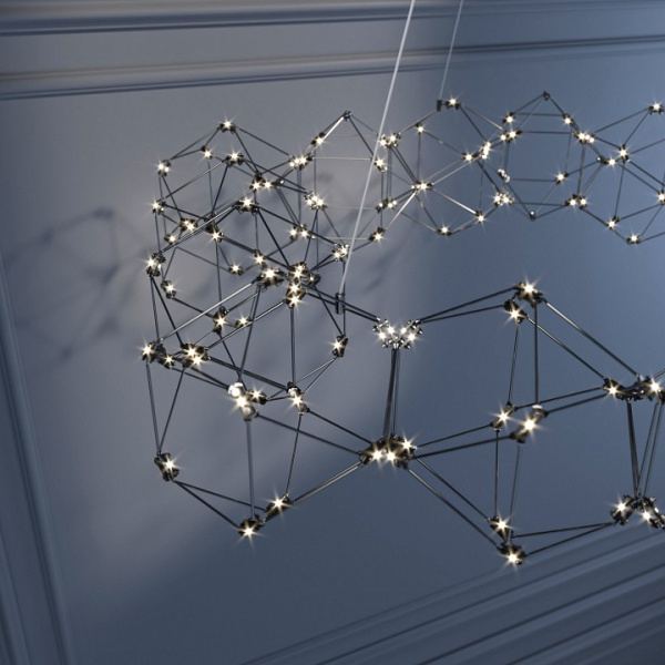 Подвесной светильник 90169/15 черный жемчуг Eurosvet Uma