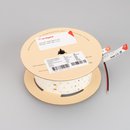 Arlight Лента RT-A350-58mm 24V White6000 (36 W/m, IP20, 2835, 2.5m) (36 Вт/м, IP20)