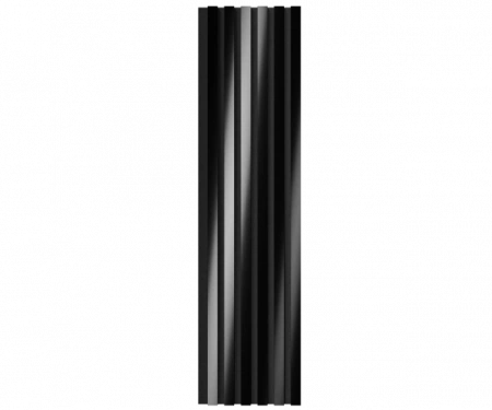 Комплект акуст.панелей, черный войлок, 1200х300х19мм, рейки ЭКОПОЛИМЕР, черное зеркало/2шт