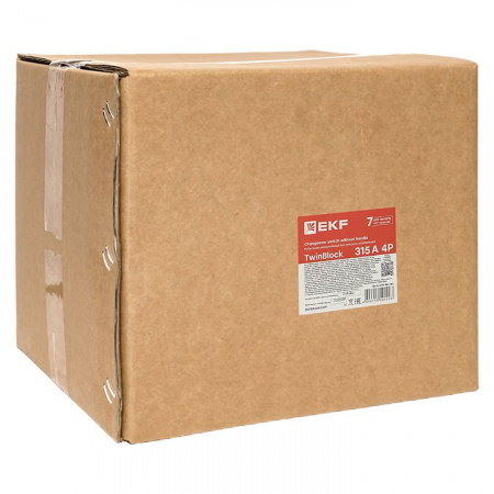 EKF Рубильник 315A 4P реверсивный без рукоятки управления TwinBlock