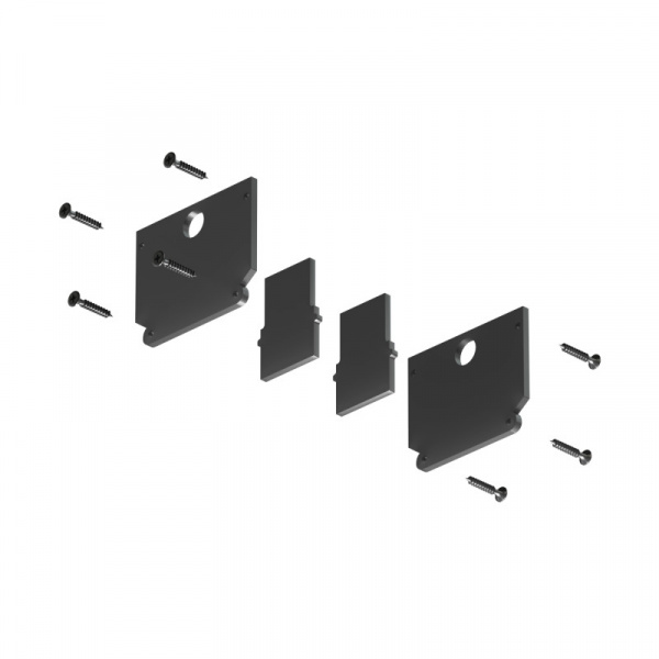 TR2025-BK Комплект торцевых заглушек для трека SMART ONE