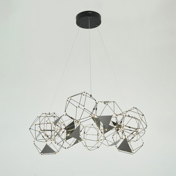 Подвесной светильник 90369/12 черный жемчуг Eurosvet Uma