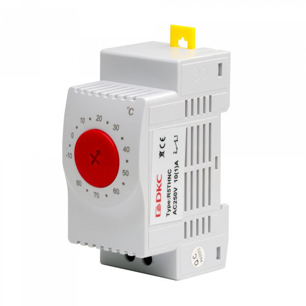 DKC Термостат с регулируемым диапазоном температуры -10…+80°C, NС-контакт