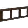 Legrand Valena LIFE Темное дерево Рамка 3-ая