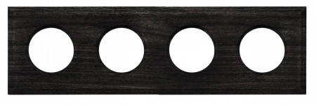 BIRONI Шедель Бук Угольно-черный Рамка 4-ая Форма квадрат (скрытый монтаж)