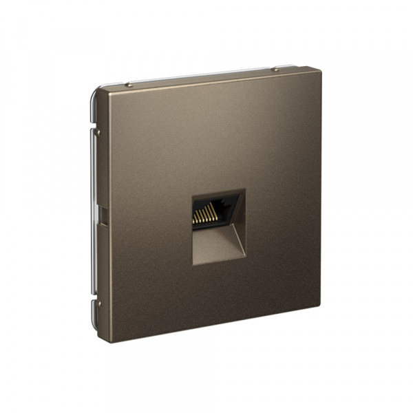 Systeme Electric ArtGallery Мокко Розетка компьютерная RJ45, кат. 5е, механизм