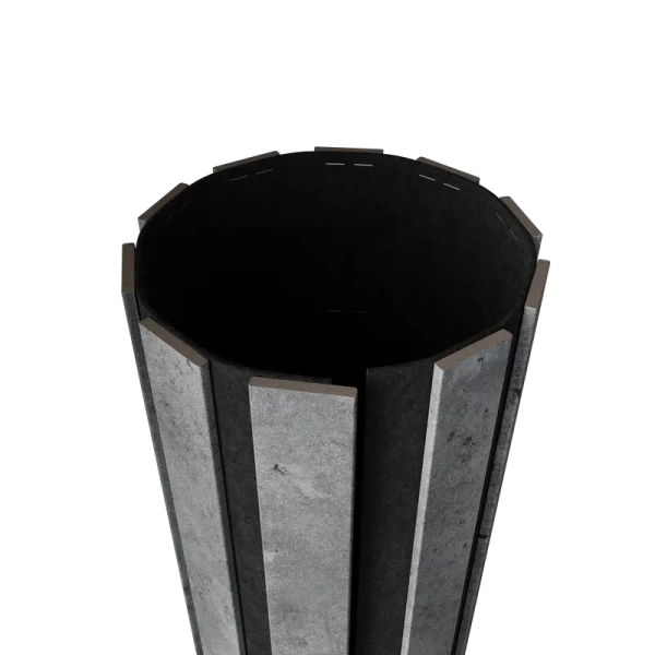 Акустическая панель FLEX Бетон 2750×600 мм рейка 40х6 мм