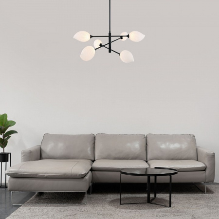 Подвесной светильник 30189/6 черный Eurosvet Sinki